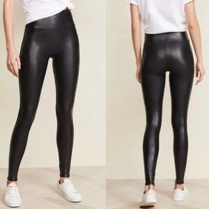 Spanx Faux Leather Leggings Size Medium